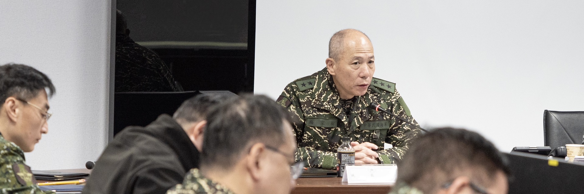 輪播圖-「立即備戰操演」開設應變中心　梅總長期勉各級提升整體防衛應變能力